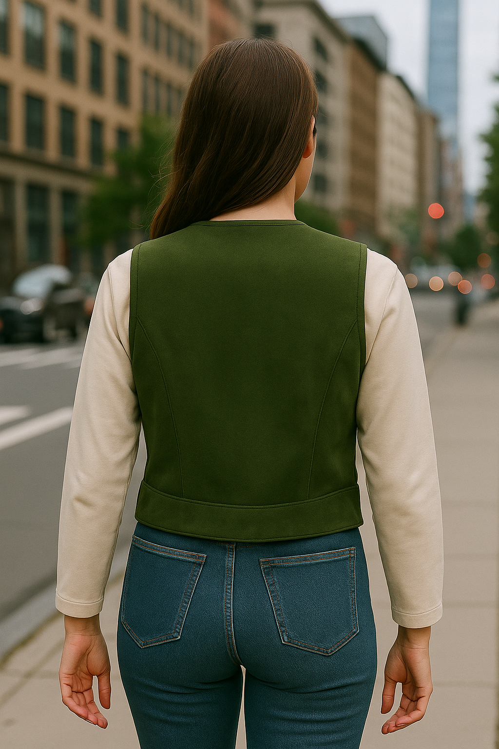 Olive Bowline Vest