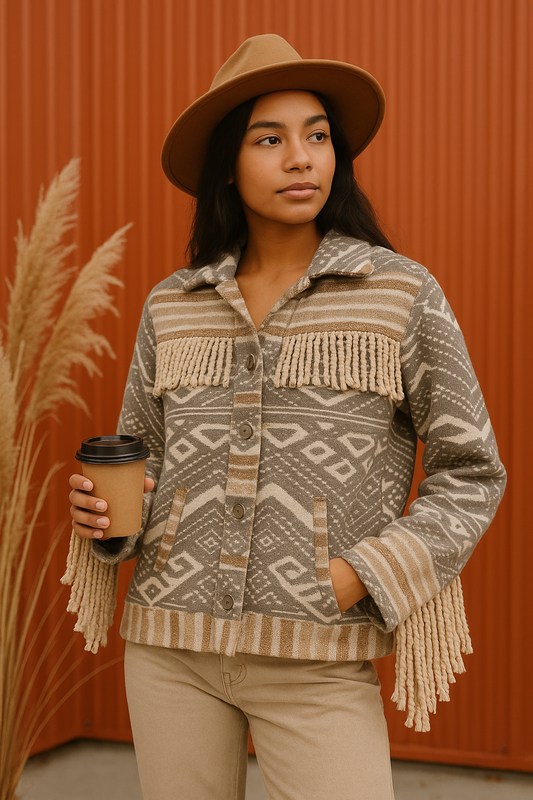 Desert Fringe Boho Jacket