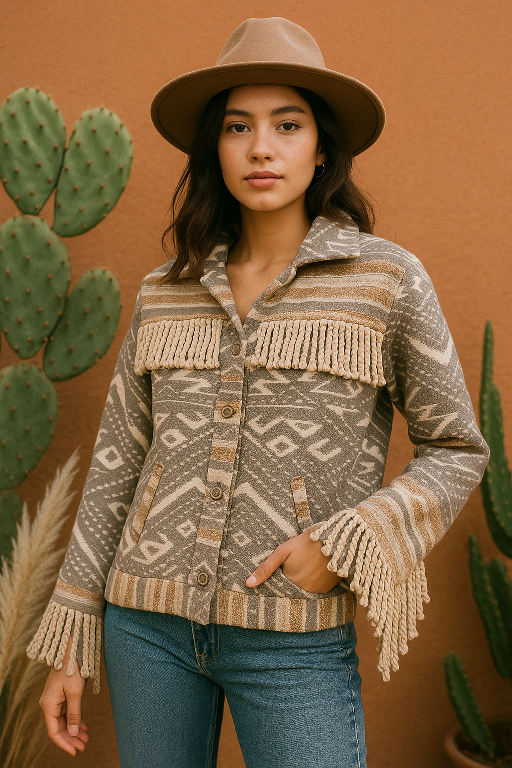 Desert Fringe Boho Jacket