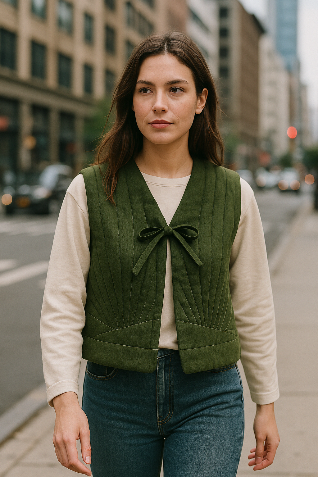 Olive Bowline Vest