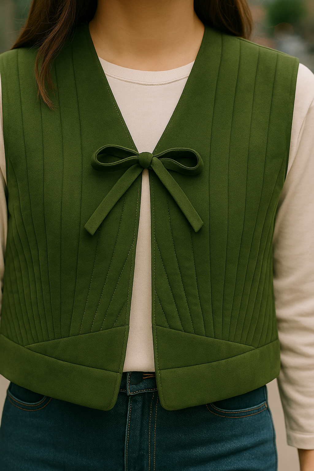 Olive Bowline Vest